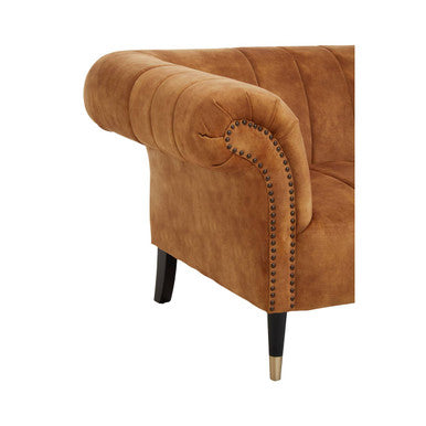 2 Seater Gold Velvet Sofa | Siena