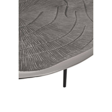 Silver Oak Effect Top Coffee Tables with Black Legs | Silva