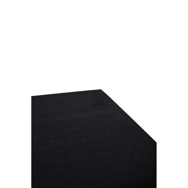 Black Marble Top Console Table with Matte Gold Metal Frame | Varana