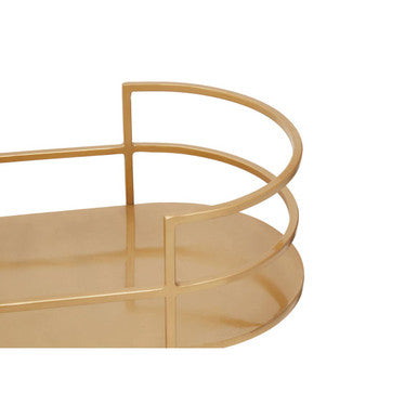 Gold and Grey Two Tier Drinks Trolley, Kobra