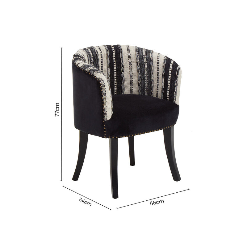 Black and White Chair | Cefena