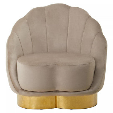 Mink Velvet Chair | Biarritz