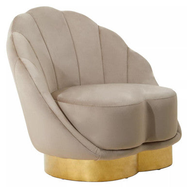 Mink Velvet Chair | Biarritz