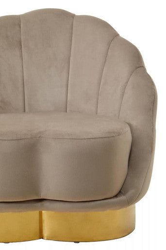 Mink Velvet Chair | Biarritz