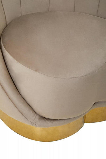 Mink Velvet Chair | Biarritz