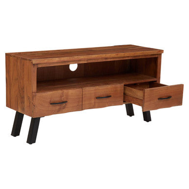 Three Drawer Acacia Media Unit | Nashik