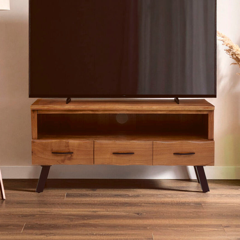 Three Drawer Acacia Media Unit | Nashik
