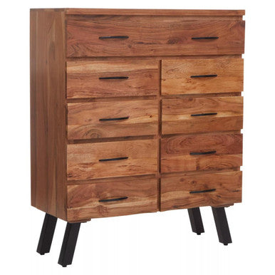 9 Drawer Acacia Chest | Nashik