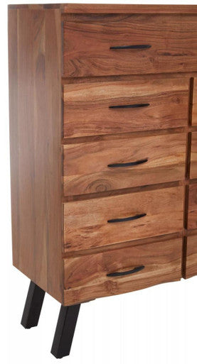 9 Drawer Acacia Chest | Nashik
