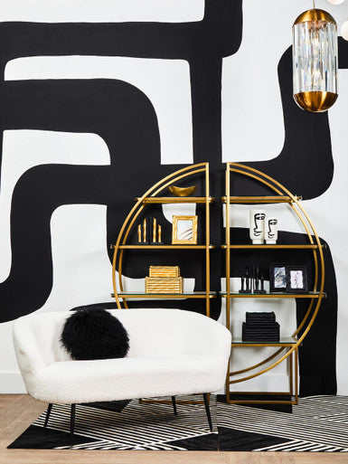 Left Half Moon Shelf Unit | Vogue