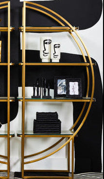 Right Half Moon Shelf Unit | Vogue
