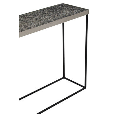 Console Table with Black Metal Finish Frame | Akola