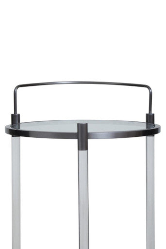 Round 2 Tier Drinks Trolley | Oria