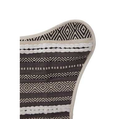 Grey and White Butterfly Chair | Cefena
