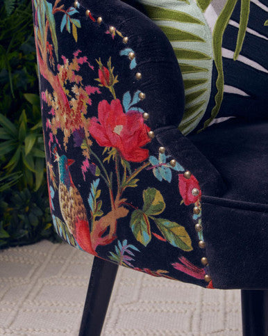 Peacock Design Scalloped Chair | Cefena