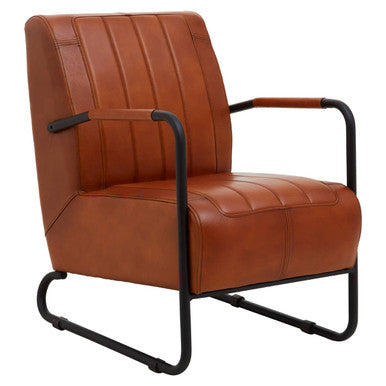 Tan Leather Armchair | Buffalo