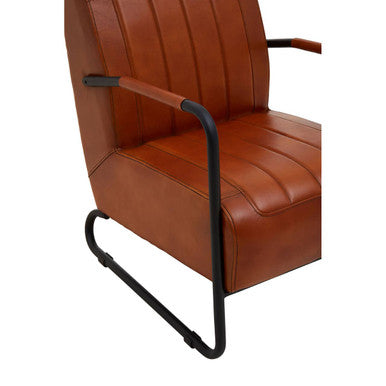 Tan Leather Armchair | Buffalo