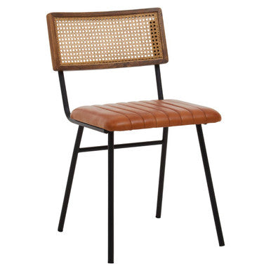 Tan Leather Dining Chair | Buffalo