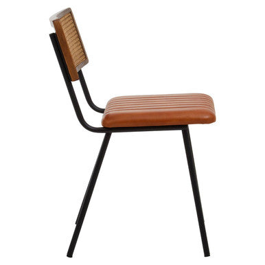 Tan Leather Dining Chair | Buffalo