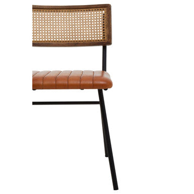 Tan Leather Dining Chair | Buffalo