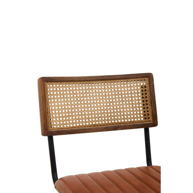 Tan Leather Dining Chair | Buffalo