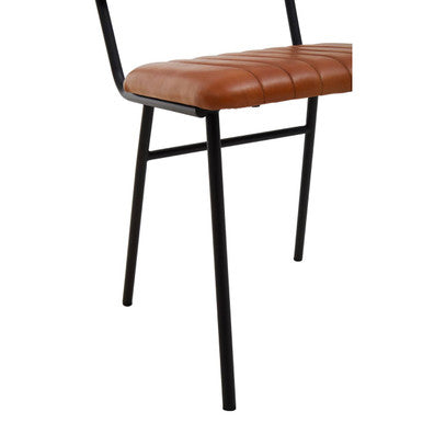 Tan Leather Dining Chair | Buffalo