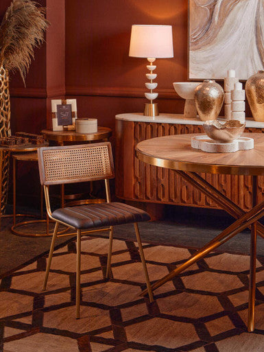 Black Leather Dining Chair | Buffalo