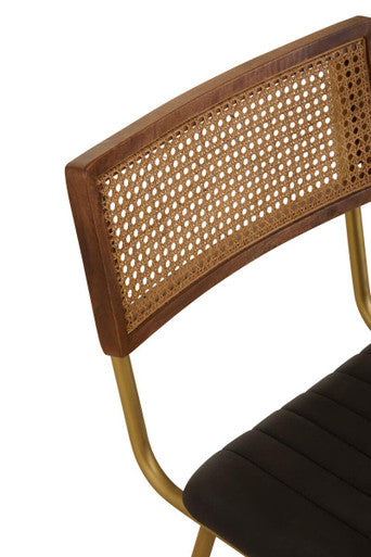Black Leather Dining Chair | Buffalo