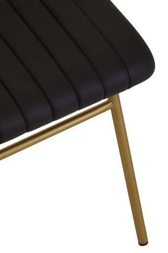 Black Leather Dining Chair | Buffalo