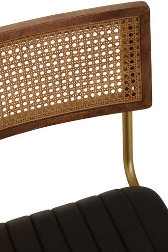 Black Leather Dining Chair | Buffalo