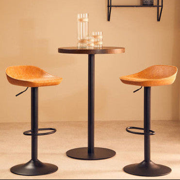 Set of Two Camel Bar Stools | Dalston