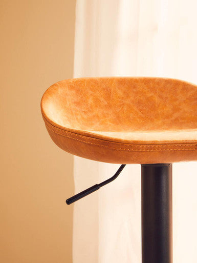 Set of Two Camel Bar Stools | Dalston