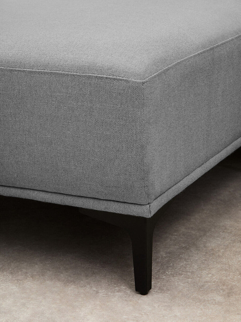 3 Seater Grey Fabric Left Chaise Sofa | Toulon
