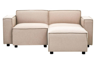 Natural Fabric Left Arm Modular Sofas | Toulouse