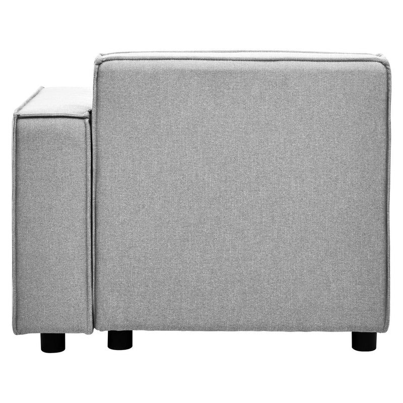 Grey Fabric Right Arm Modular Sofas | Toulouse