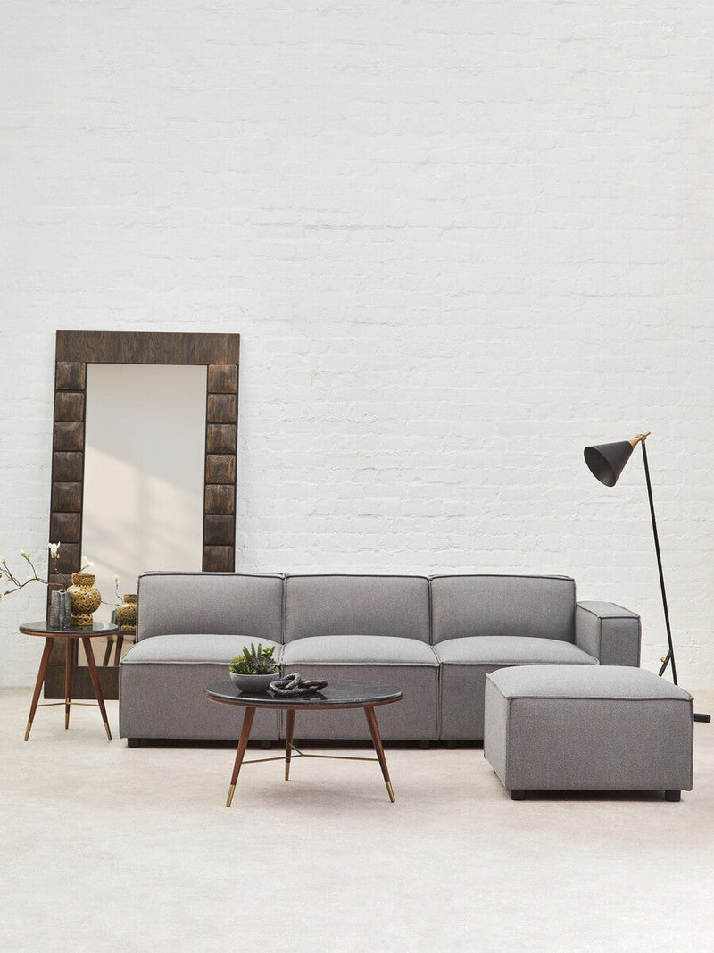Grey Fabric Right Arm Modular Sofas | Toulouse