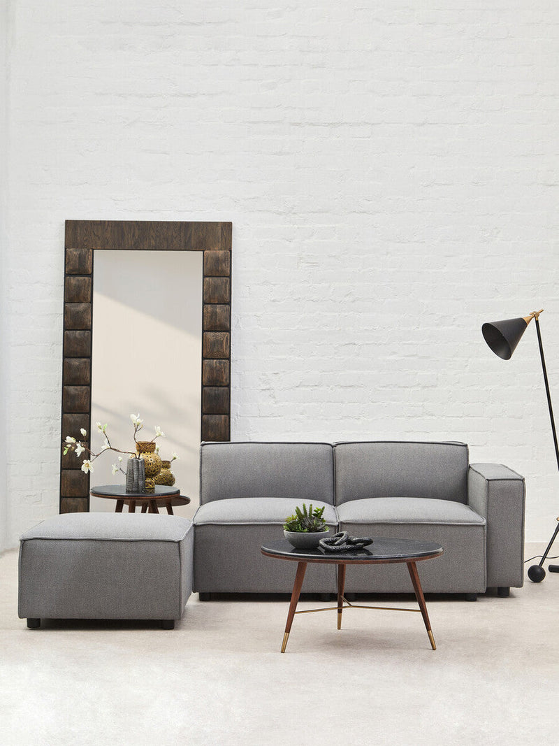 Grey Fabric Right Arm Modular Sofas | Toulouse