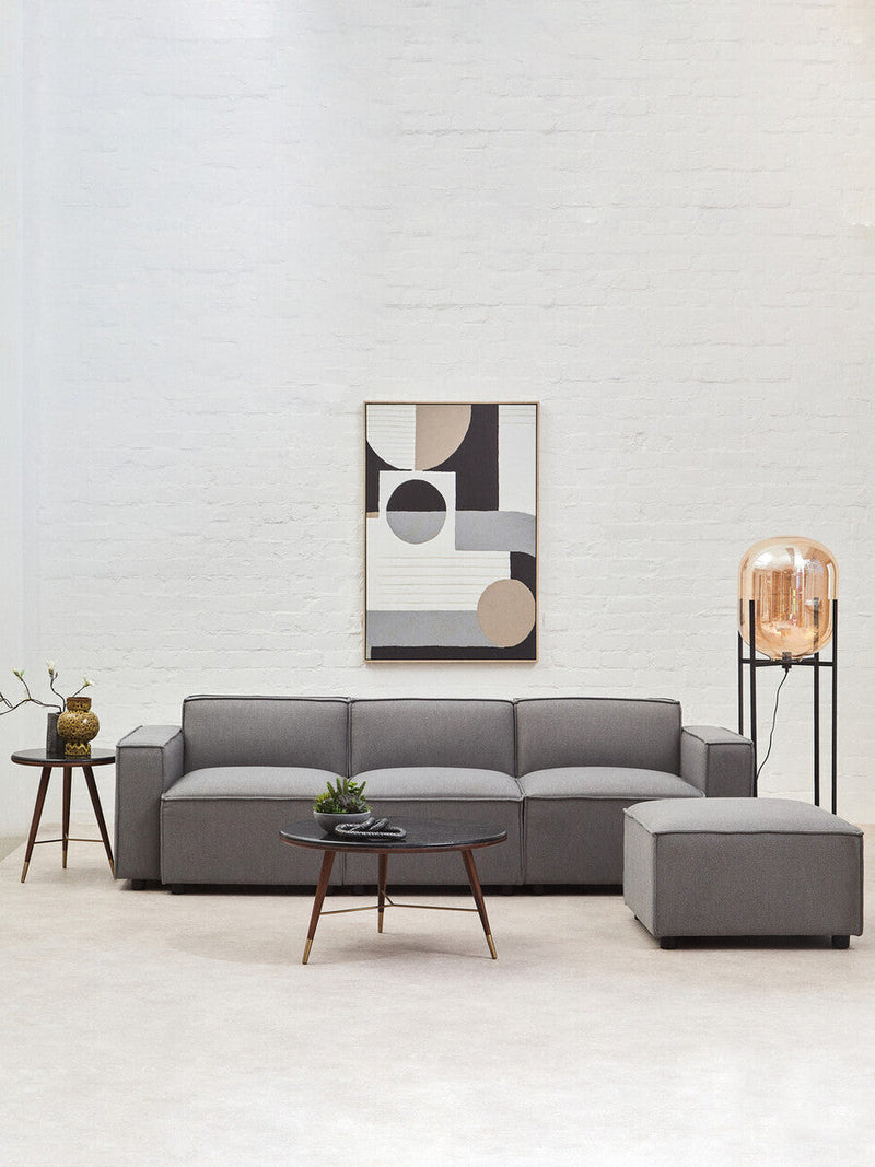 Grey Fabric Right Arm Modular Sofas | Toulouse