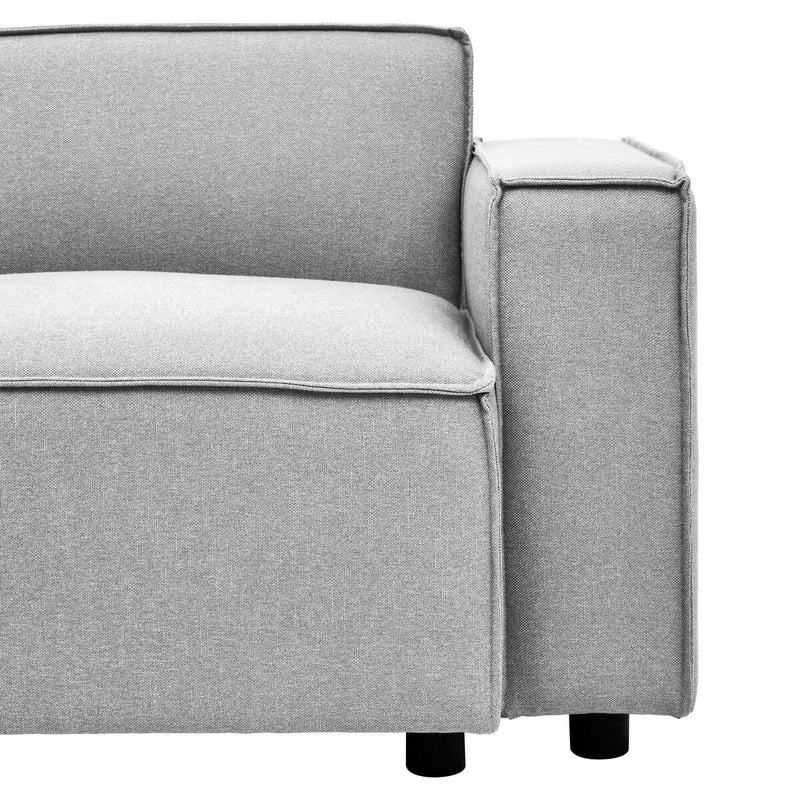 Grey Fabric Right Arm Modular Sofas | Toulouse