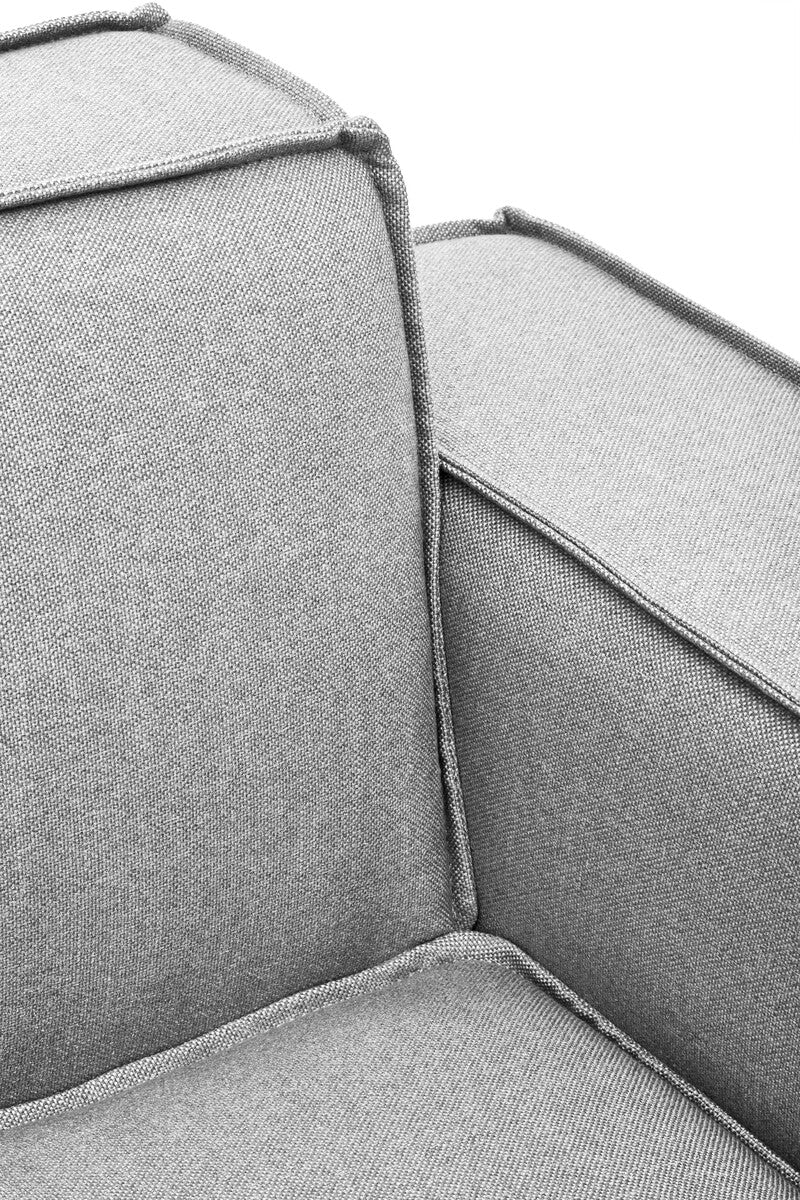 Grey Fabric Right Arm Modular Sofas | Toulouse