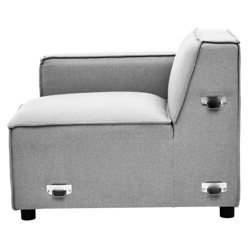 Grey Fabric Left Arm Modular Sofas | Toulouse