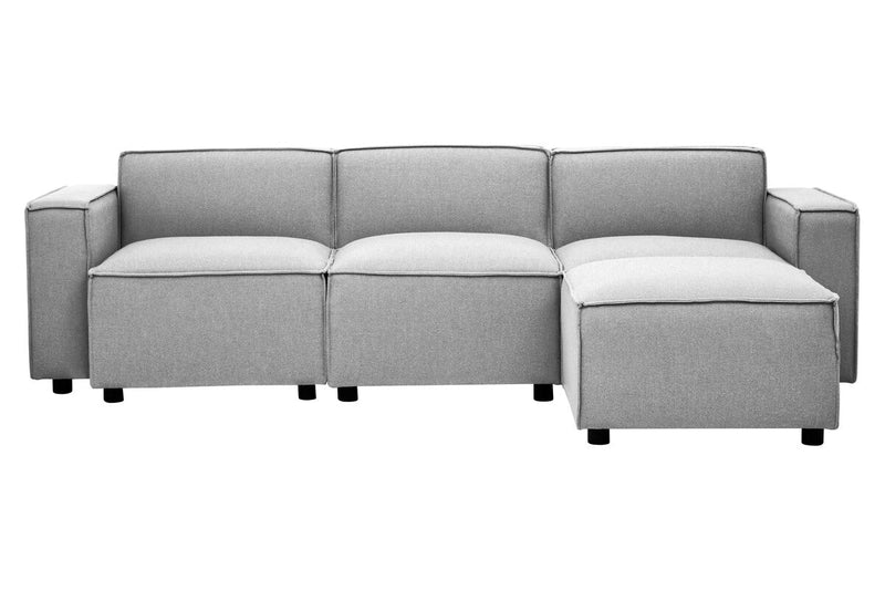 Grey Fabric Left Arm Modular Sofas | Toulouse