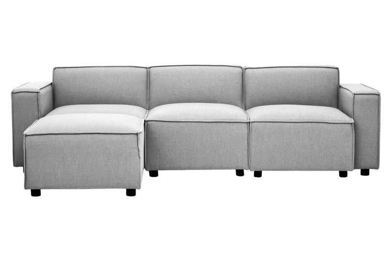 Grey Fabric Left Arm Modular Sofas | Toulouse