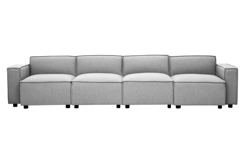 Grey Fabric Left Arm Modular Sofas | Toulouse