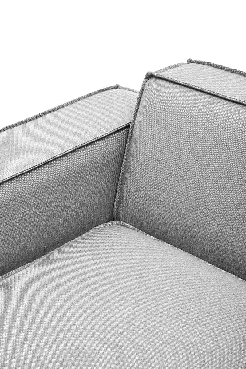 Grey Fabric Left Arm Modular Sofas | Toulouse