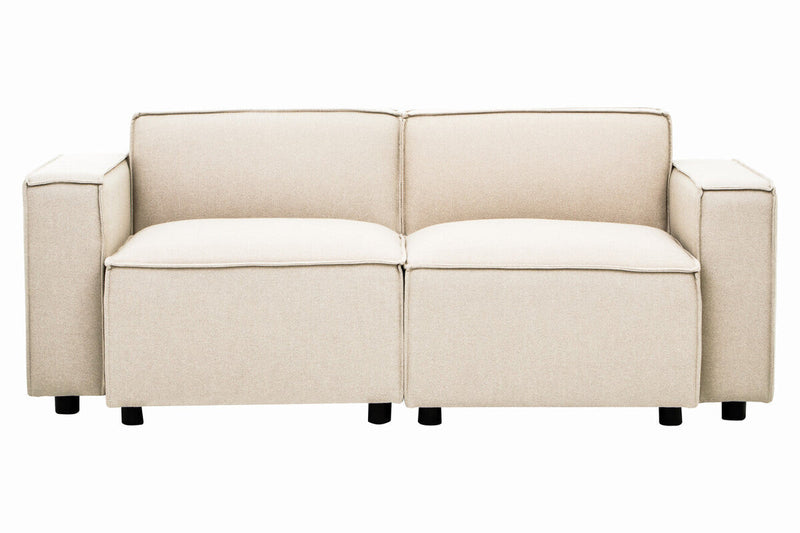 Cream Fabric Right Arm Modular Sofas | Toulouse