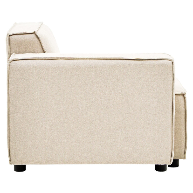 Cream Fabric Left Arm Modular Sofas | Toulouse