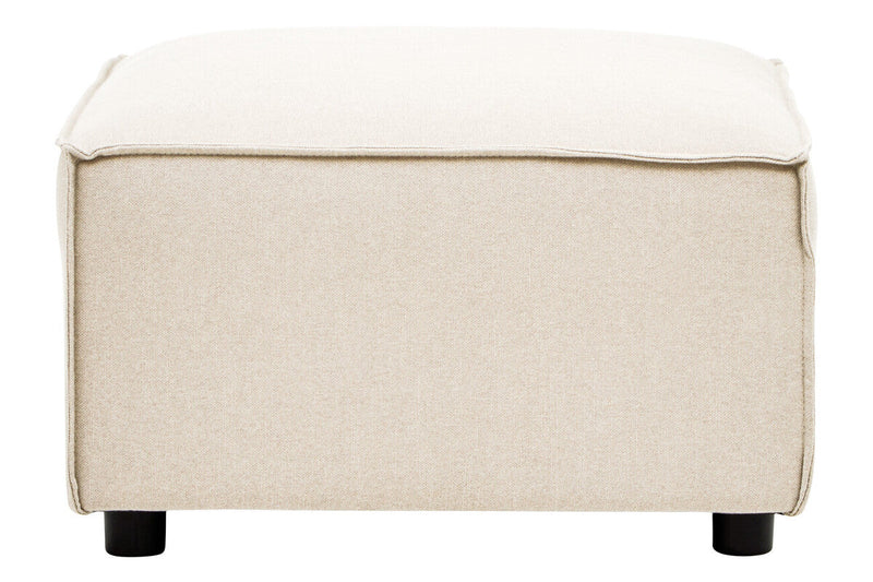 Cream Fabric Modular Ottoman | Toulouse