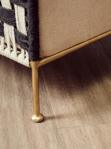 Black and White Jute Chair | Satna