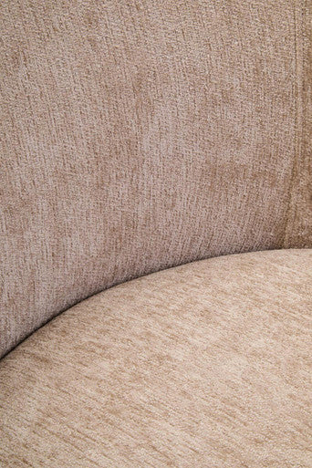 Deep Stone Chenille Curved Chair | Delray